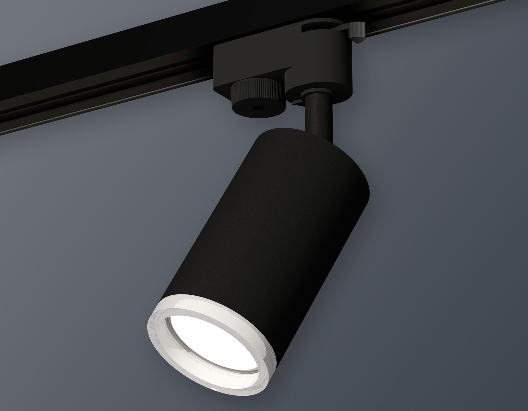 Комплект трекового однофазного светильника XT6323140 SBK/FR черный песок/белый матовый MR16 GU5.3 (A2521, C6323, N6245)