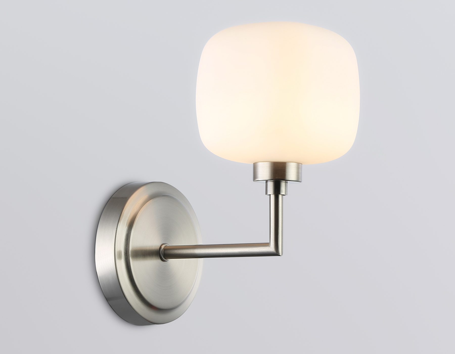 Настенный светильник LH53007 SN/FR сатин никель/белый матовый G9 max 40W 195*120*230