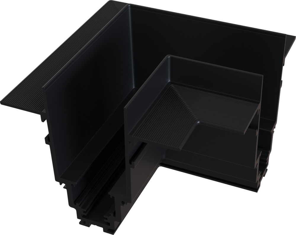 Коннектор угловой Gravity встраиваемый черный магнитный Maytoni Technical TRX010CL-22B