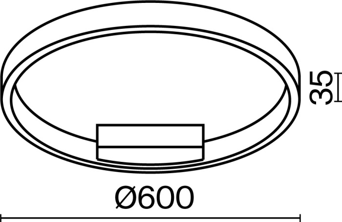 Потолочный светильник светодиодный Maytoni Rim MOD058CL-L35BK (mod058cl-l35bk)