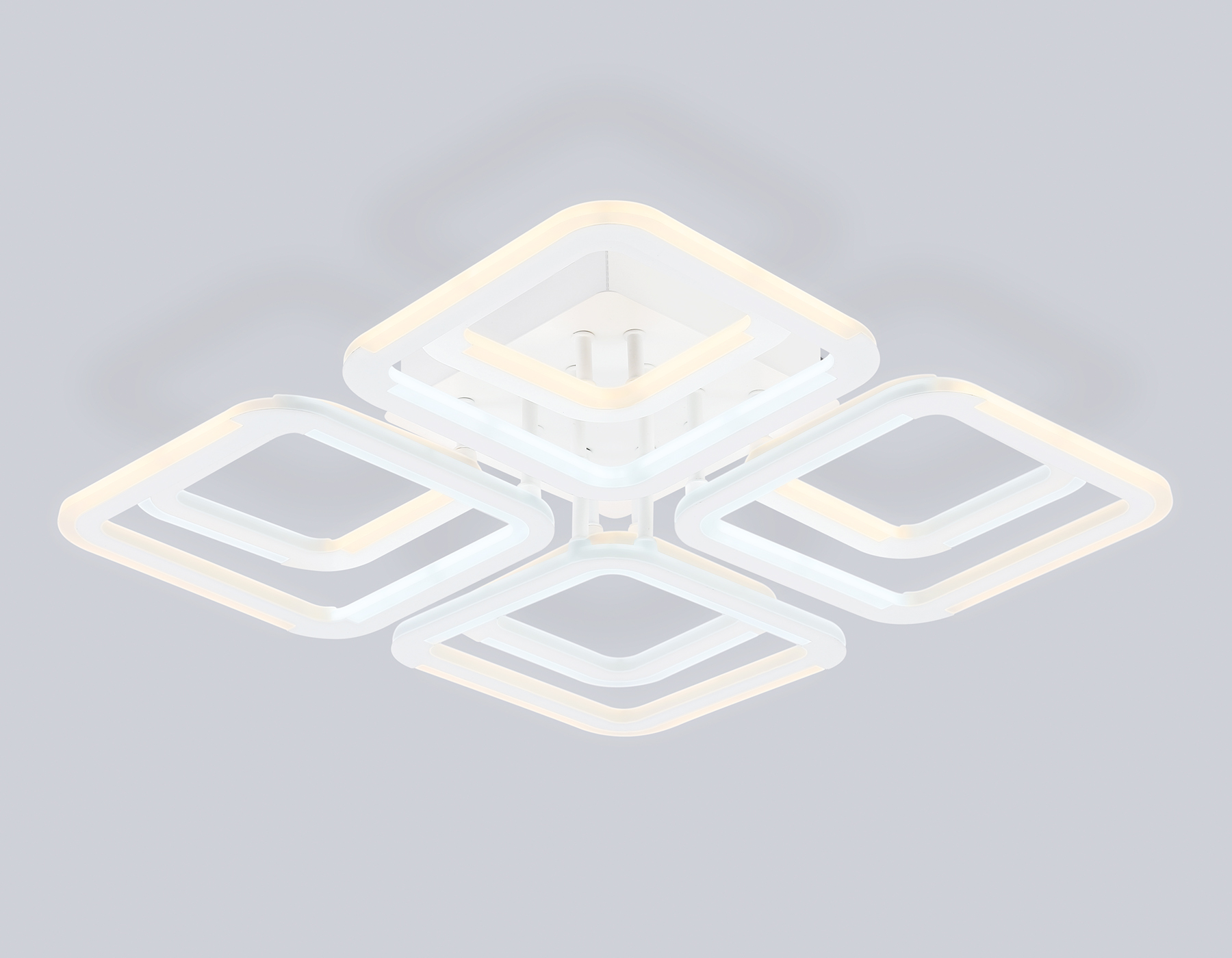 Светильник светодиодный потолочный FA8948/4+4 WH белый 101W 3000-6000K 485*485*120 (ПДУ ИК)