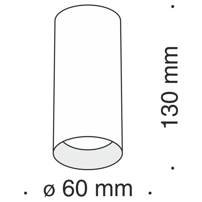Накладной потолочный светильник Focus GU10 1x50Вт Maytoni Technical C010CL-01B (c010cl-01b)