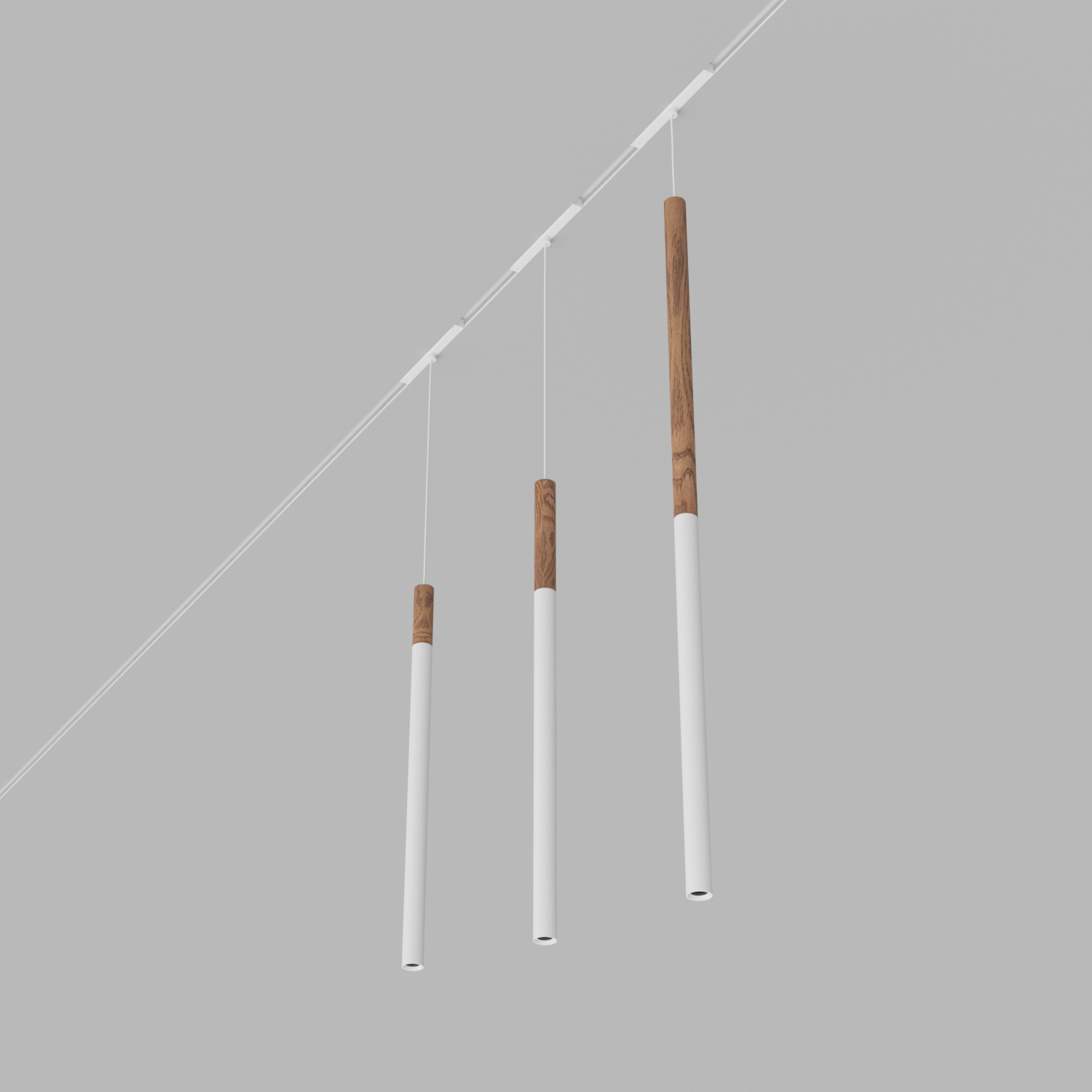 Светодиодный светильник для магнитной системы Ledron Sagi 012 Wooden 175 White (8555)