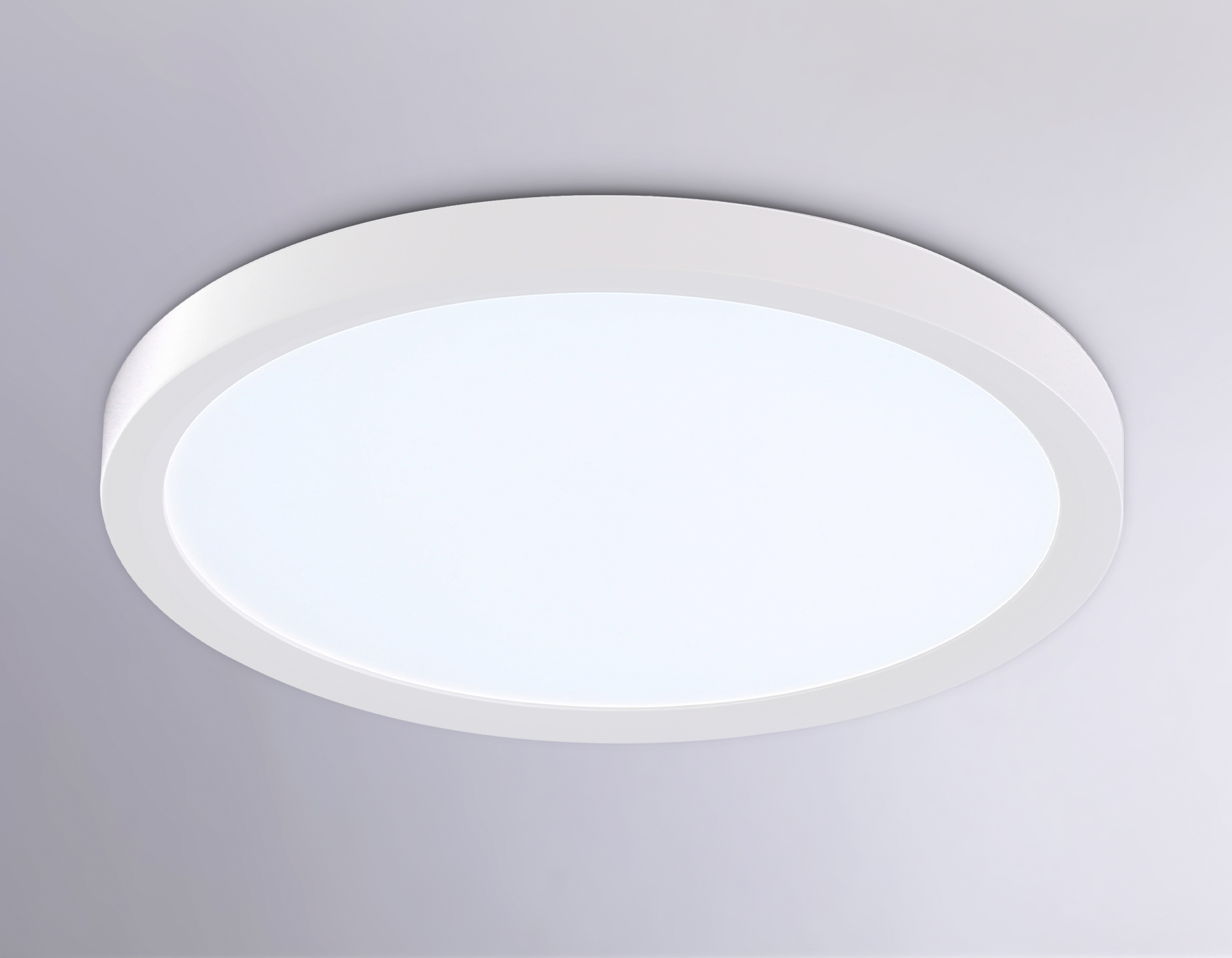 Светильник светодиодный ультратонкий 3000K-6500K с CCT-переключателем FZ1903 WH белый IP54 20W 3000K-6500K CCT-переключатель D300*25 (Без ПДУ)