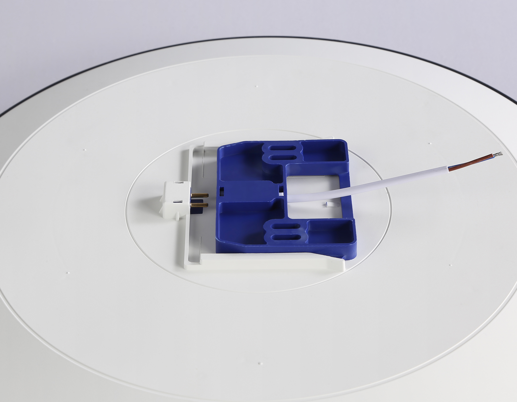 Потолочный светодиодный светильник FZ1225 BK черный IP44 18W 4200K D302*50 (Без ПДУ)