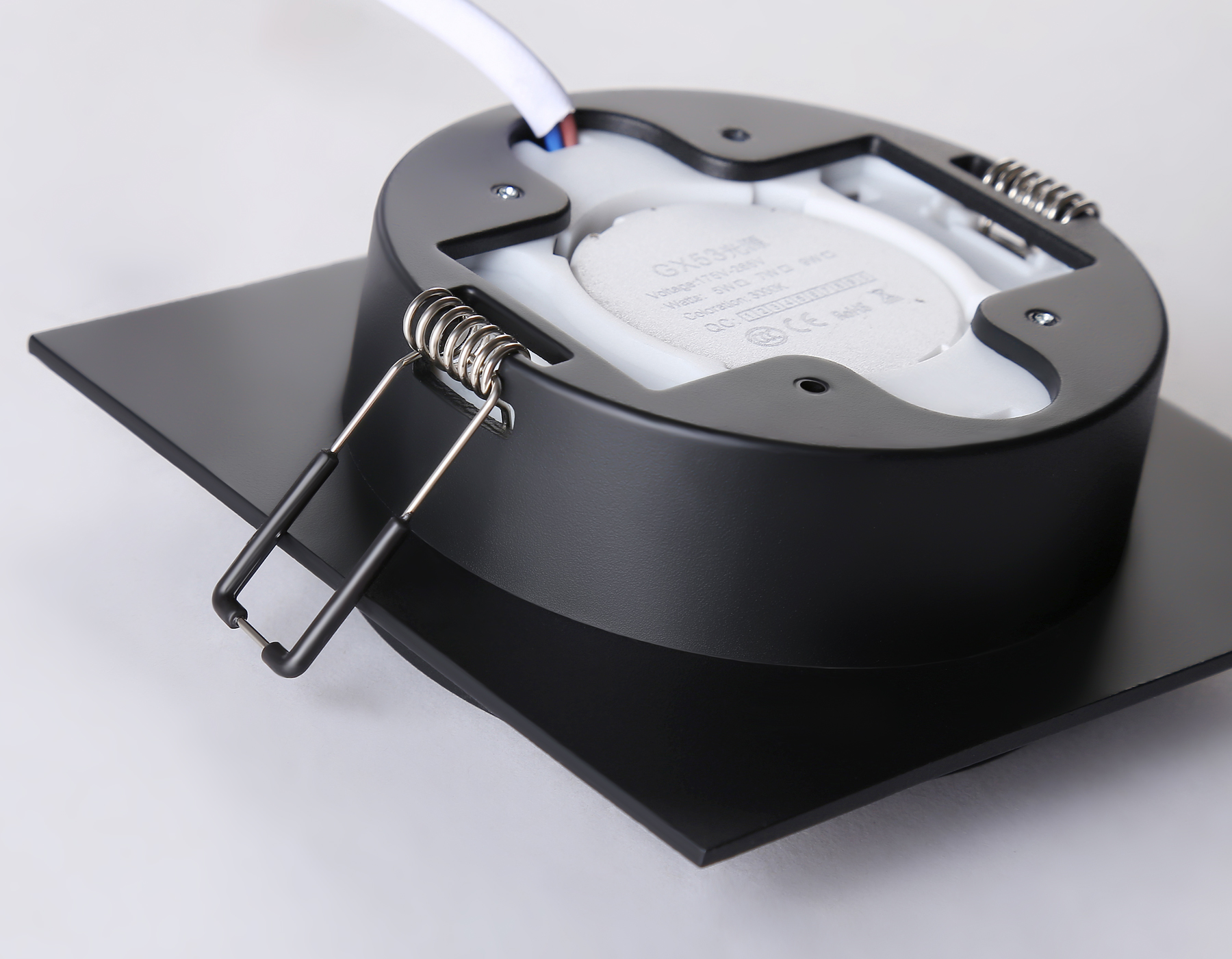 Светильник встраиваемый TN5231 BK черный GX53 110*110*35