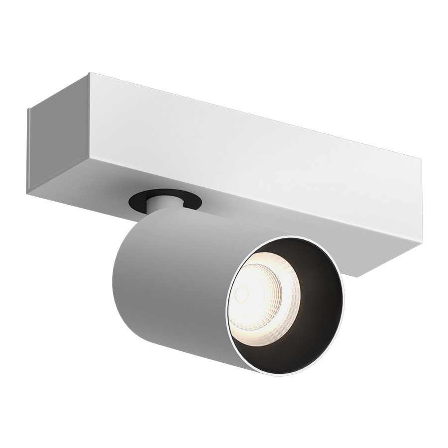 Накладной поворотный светодиодный светильник Ledron SAGITONY E S60 White-Black 4000K (11107)