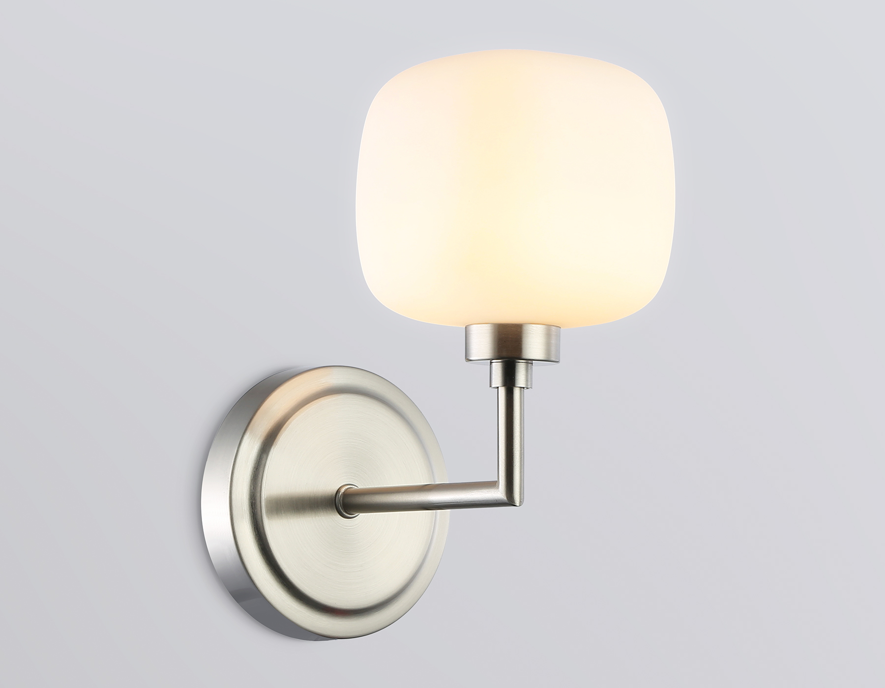 Настенный светильник LH53007 SN/FR сатин никель/белый матовый G9 max 40W 195*120*230