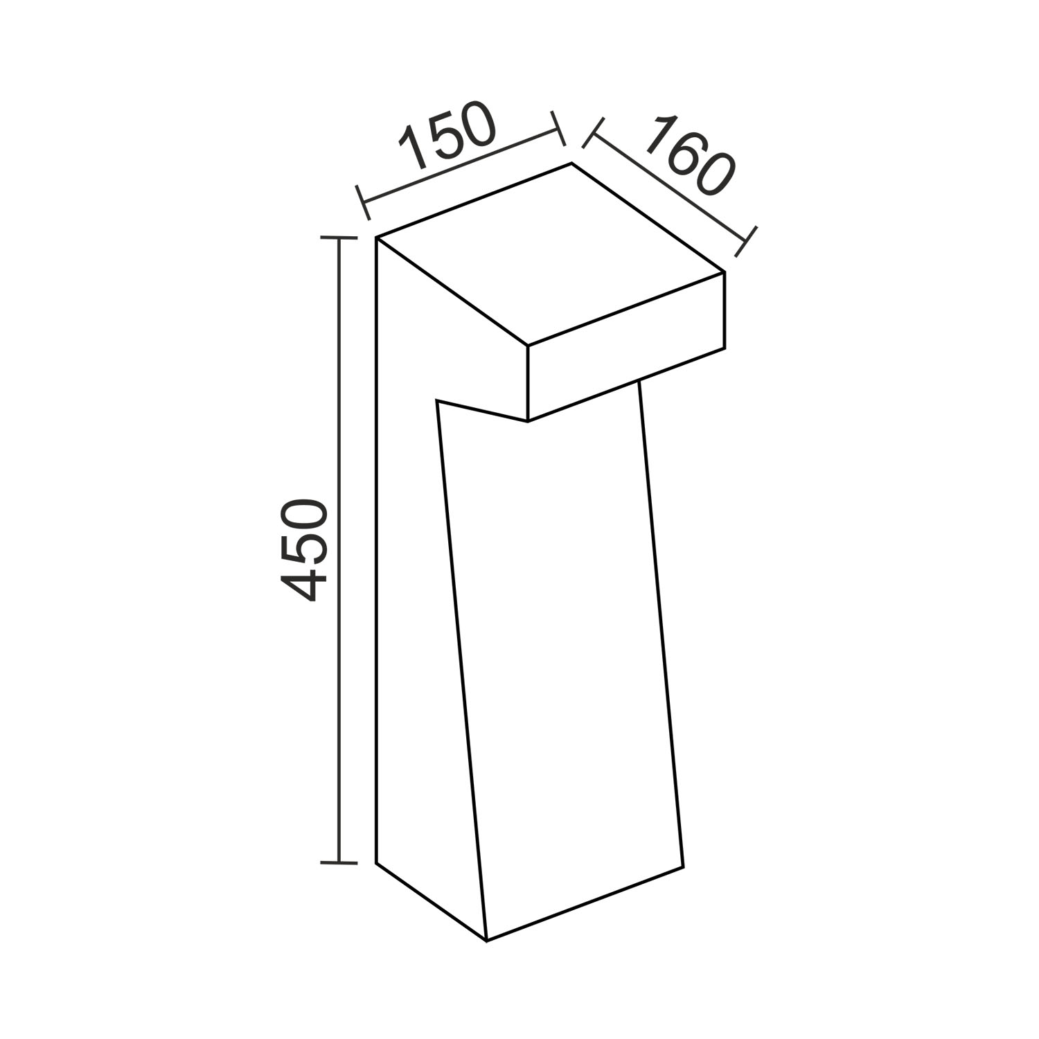 Уличный светодиодный светильник Ledron MO-7058 (3806)