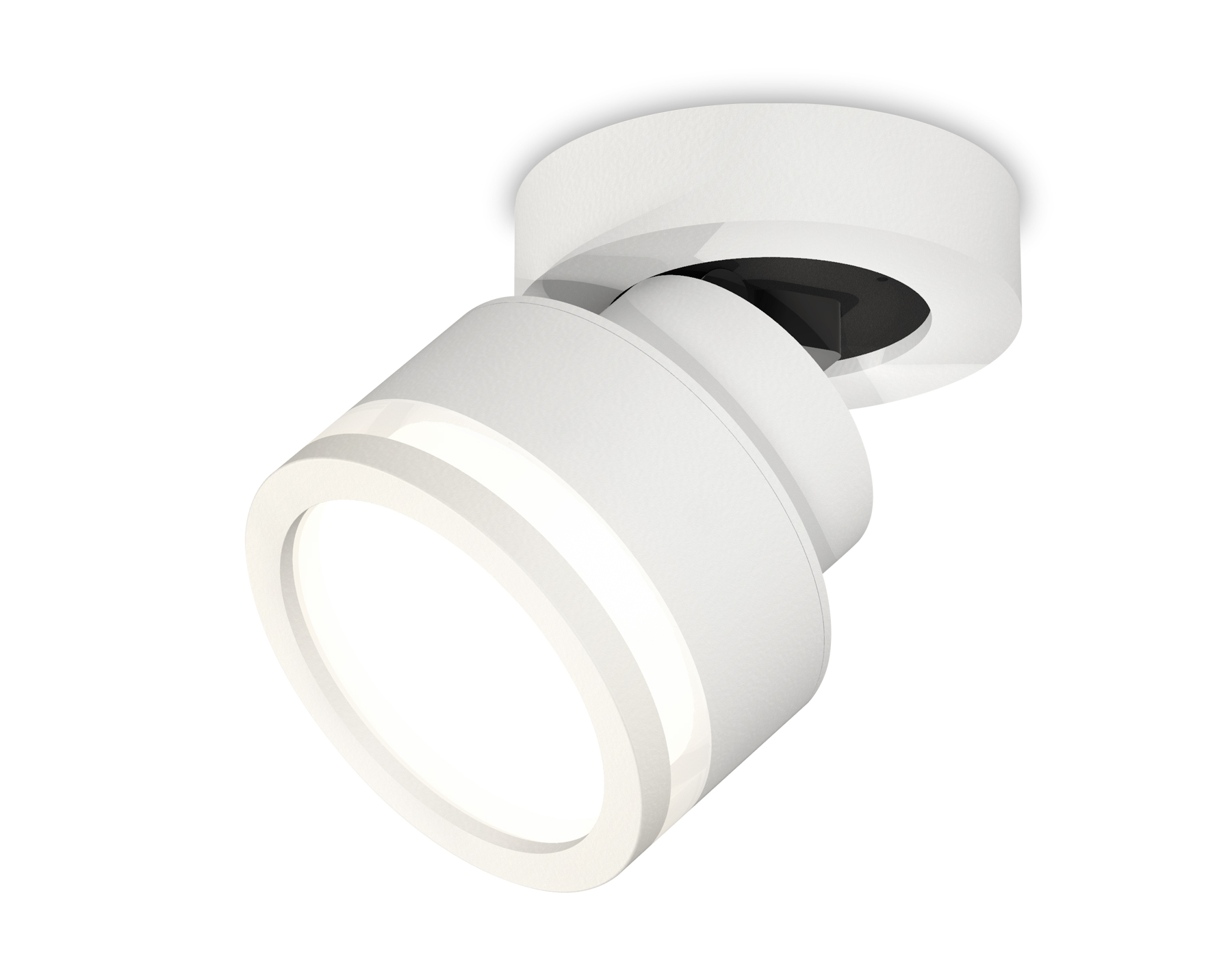 Комплект накладного поворотного светильника с акрилом XM8101022 SWH/FR белый песок/белый матовый GX53 (A2228, A2105, C8101, N8412)