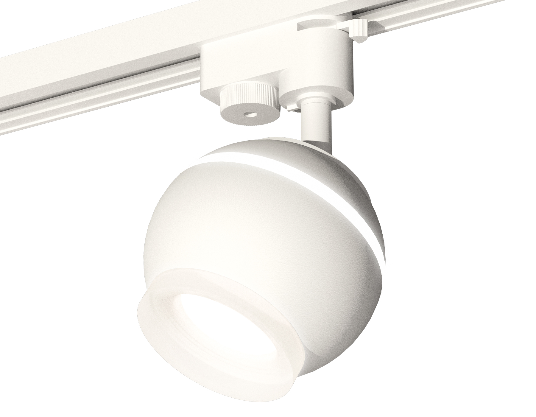 Комплект трекового однофазного светильника с подсветкой XT1101071 SWH/FR белый песок/белый матовый MR16 GU5.3 LED 3W 4200K (A2520, C1101, N7165)