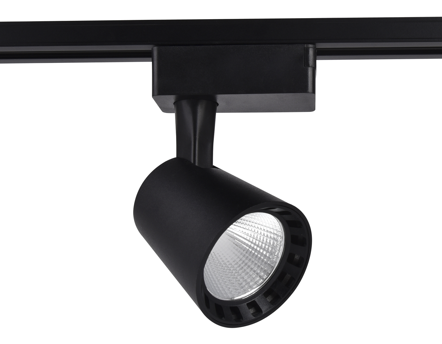 Трековый однофазный светодиодный светильник GL5977 BK черный LED 15W 4200K 24°