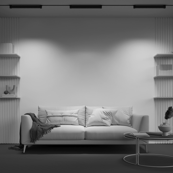 Трековый светильник Points Unity 3000K 20Вт 36 LED Maytoni Technical TR010-1-20W3K-M-B (tr010-1-20w3k-m-b)