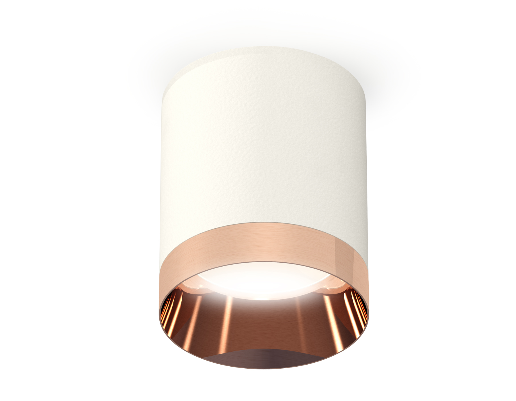 Комплект накладного светильника XS6301025 SWH/PPG белый песок/золото розовое полированное MR16 GU5.3 (C6301, N6135)