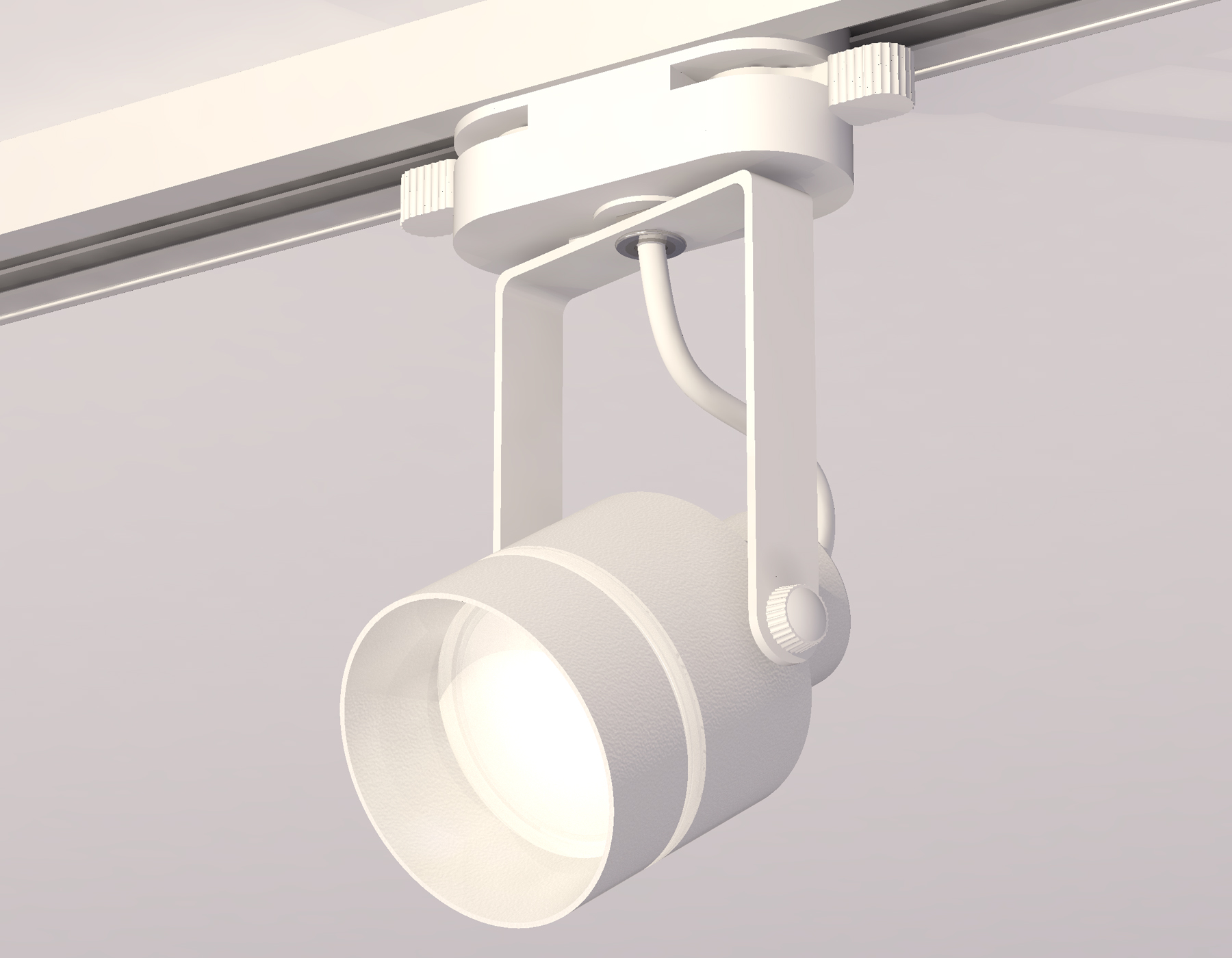 Комплект трекового однофазного светильника с акрилом XT6601081 WH/SWH/FR белый/белый песок/белый матовый MR16 GU10 (C6601, N6228)