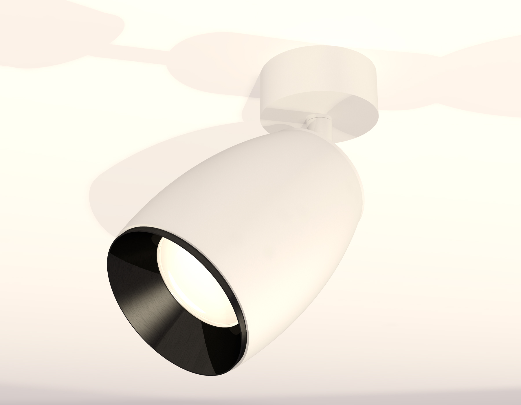 Комплект поворотного светильника XM1122001 SWH/PBK белый песок/черный полированный MR16 GU5.3 (A2202, C1122, N7031)