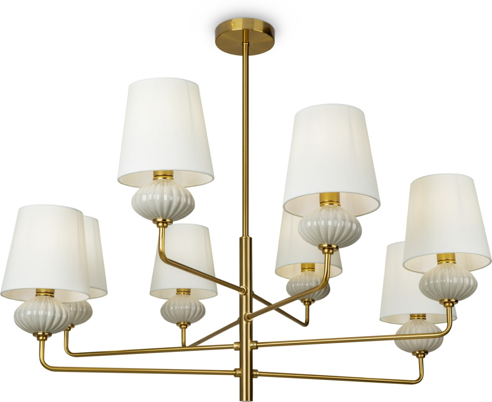 Потолочная люстра на штанге Freya Ceramics FR2029PL-08BS (fr2029pl-08bs)