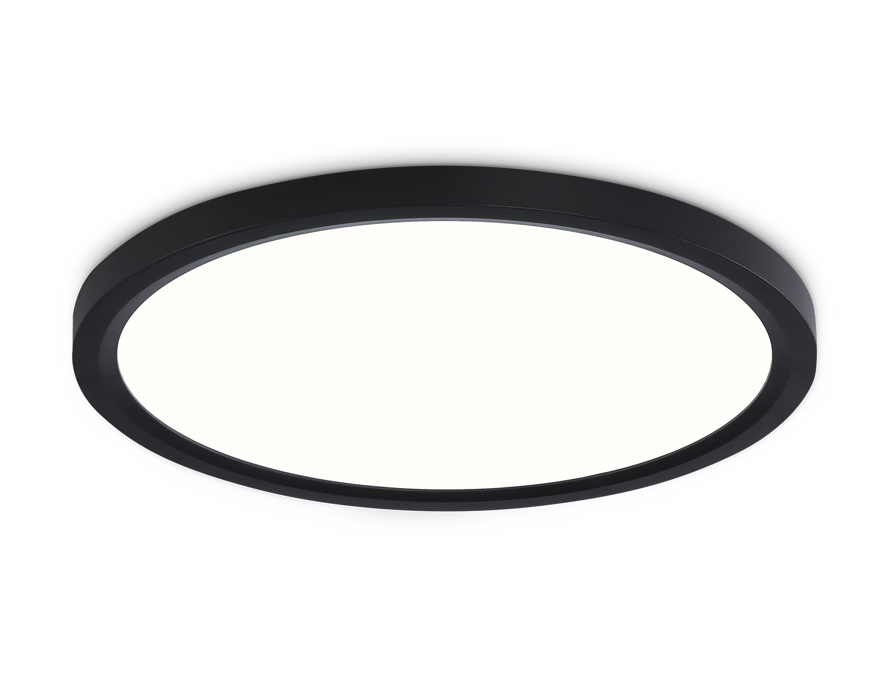 Светильник светодиодный ультратонкий 3000K-6500K с CCT-переключателем FZ1906 BK черный IP54 26W 3000K-6500K CCT-переключатель D370*25 (Без ПДУ)