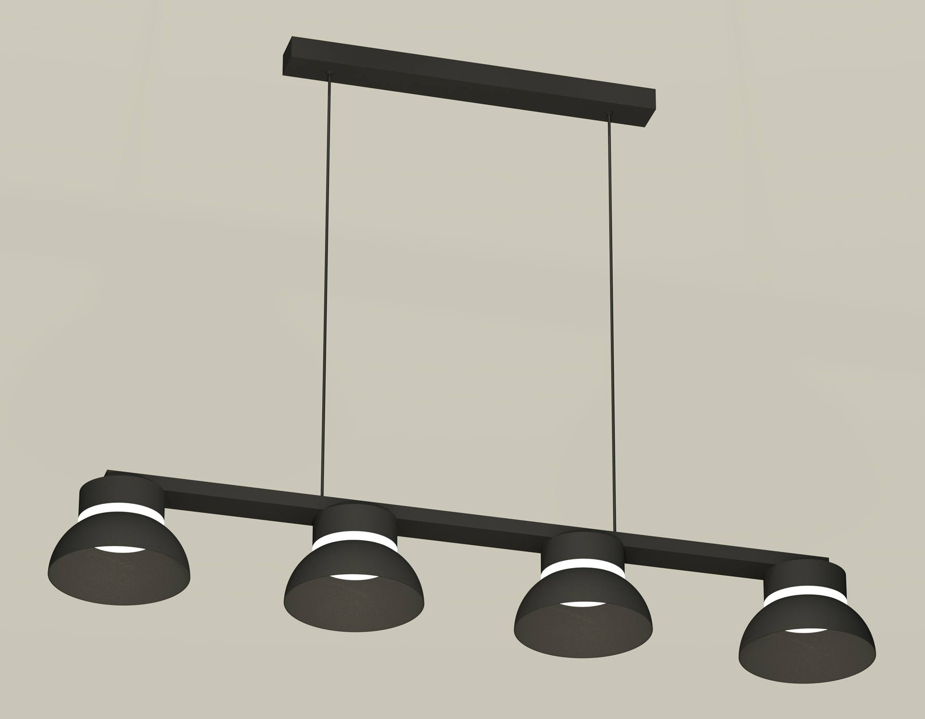 Комплект подвесного светильника XB9152100/4 SBK/FR черный песок/белый матовый GX53 (C9152, N8141)