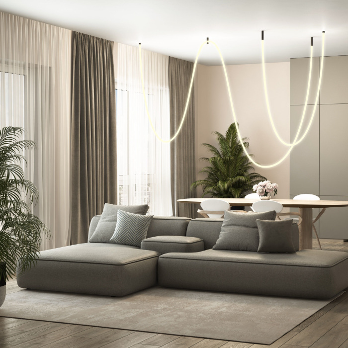 Гибкий неон Elektrostandard 336Led 12W IP20 3000K Full light круглый теплый белый 8 м 24V 12W 336Led 2835 IP20 без крепежа (a065974)