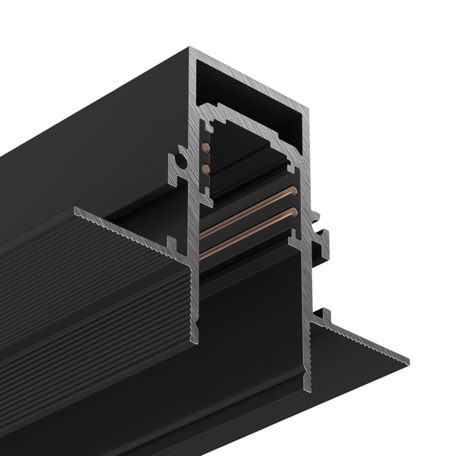 Встраиваемый магнитный трек Ledron АВД-7715 Black (9805)