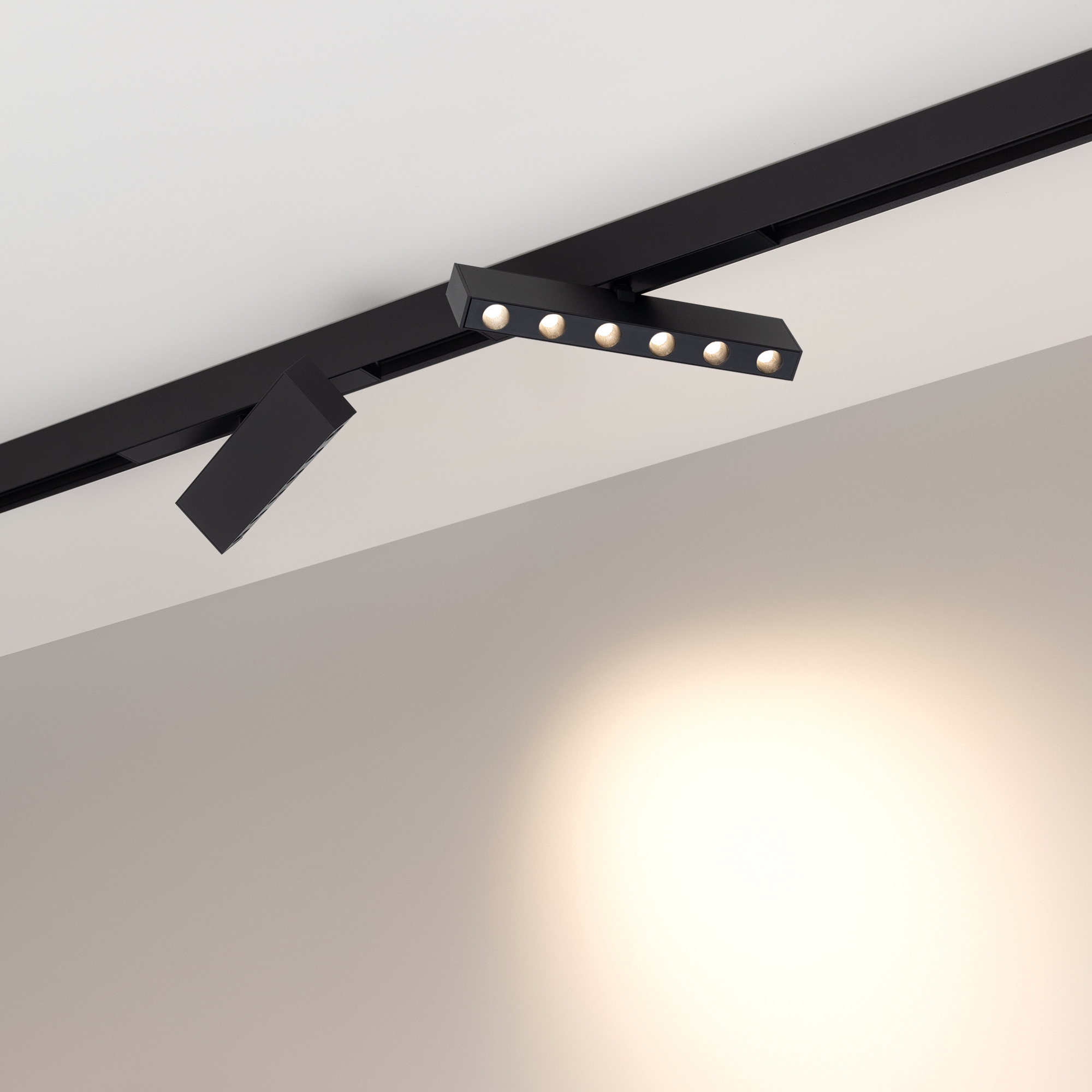 Светильник MAG-DOTS-FOLD-25-S200-6W Warm3000 (BK, 30 deg, 24V) (Arlight, IP20 Металл, 5 лет) 034217