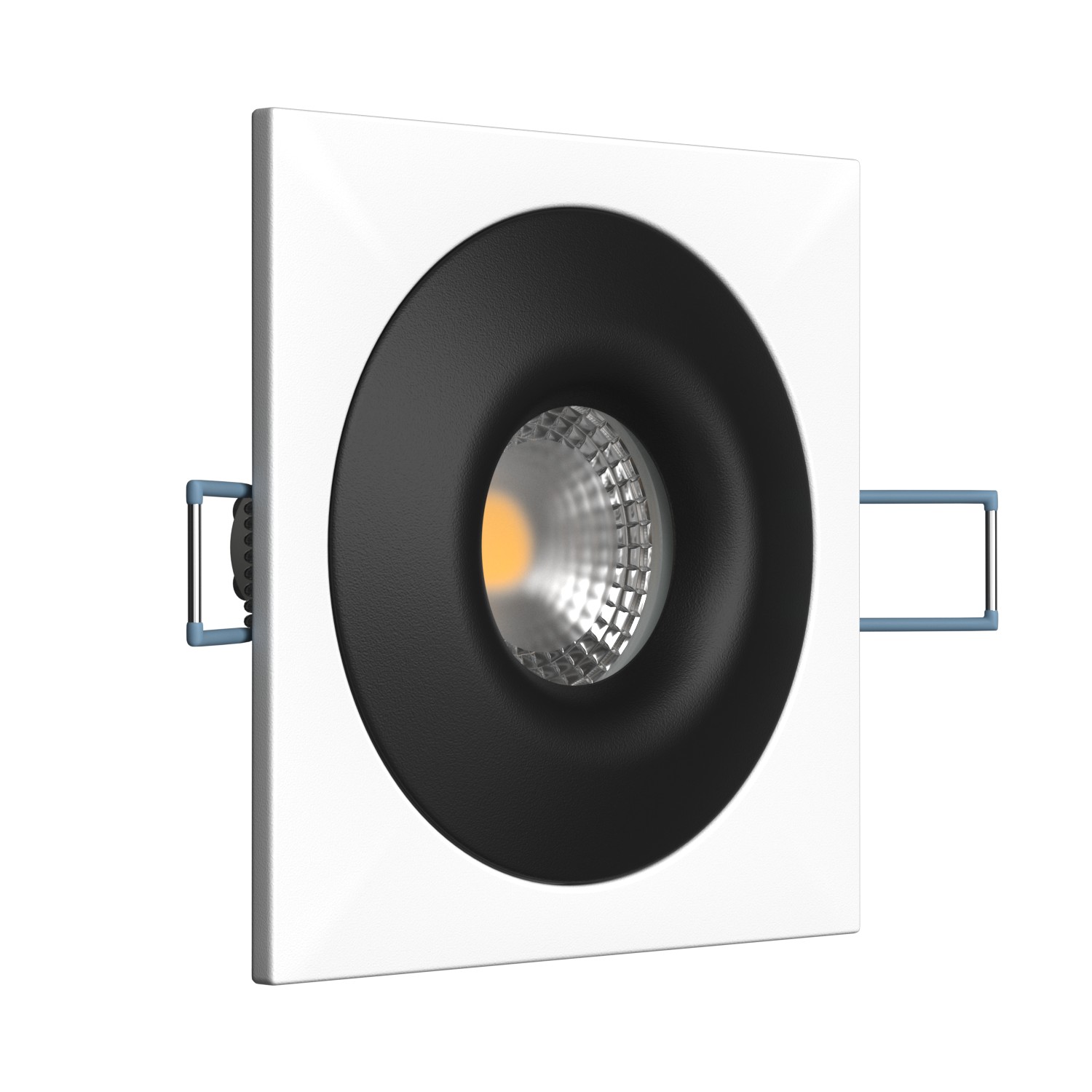 Встраиваемый светильник под сменную лампу Ledron AO1501002 SQ White-Black (2373)