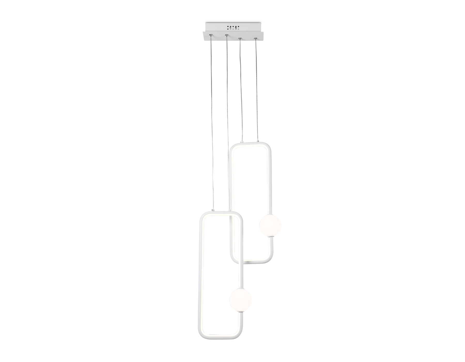 Подвесной светодиодный светильник FL66365/2 WH белый 38W 4200K 300*80*1200