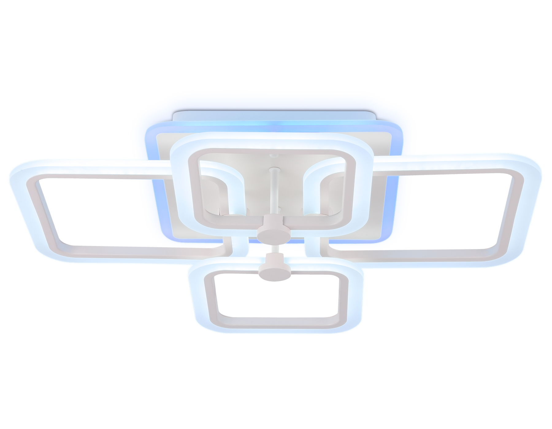 Потолочный светодиодный светильник с пультом FA533/2+2 WH белый 105W 770*540*120 (ПДУ РАДИО 2.4)