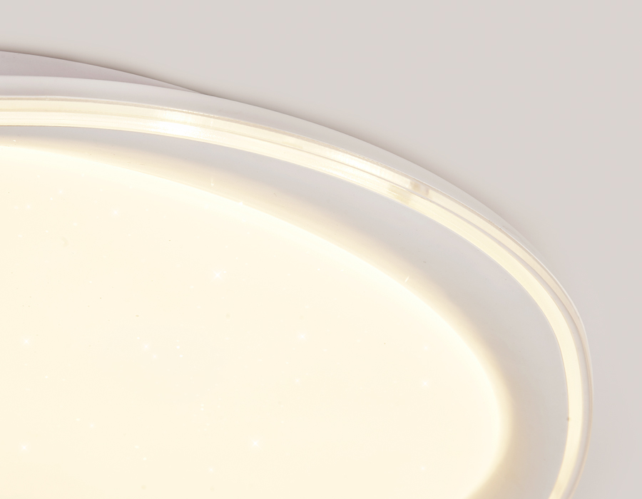 Потолочный светодиодный светильник с пультом FF44 WH белый 48W 450*460*70 (ПДУ ИК)