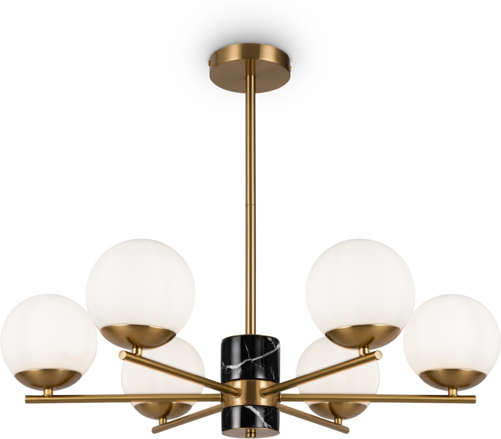 Потолочная люстра на штанге Freya Marble FR5230PL-06BS (fr5230pl-06bs)