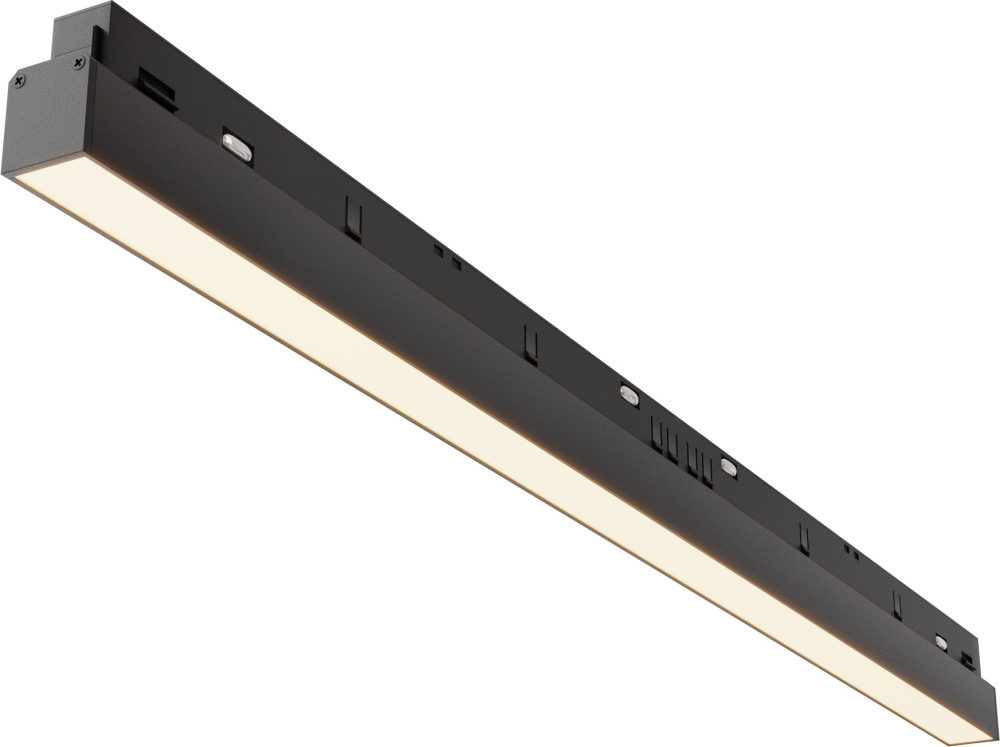 Трековый светильник Basis Exility 3000K 24Вт 120 LED магнитный Maytoni Technical TR030-2-24W3K-B (tr030-2-24w3k-b)