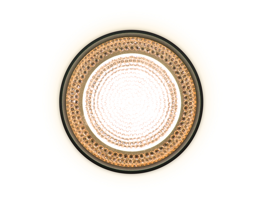 Встраиваемый точечный светильник MR16 в стиле техно TN348 SBK/TI черный песок/янтарь GU5.3 D85*45