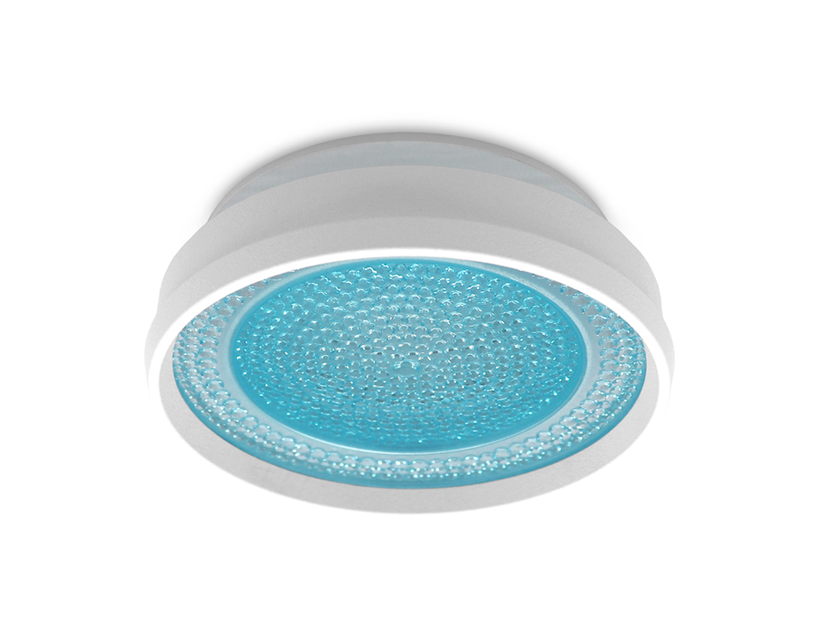 Встраиваемый точечный светильник MR16 в стиле техно TN344 SWH/BL белый песок/голубой GU5.3 D85*45