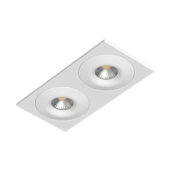 Встраиваемый светильник под сменную лампу Ledron AO1501001 SQ2 White (2374)