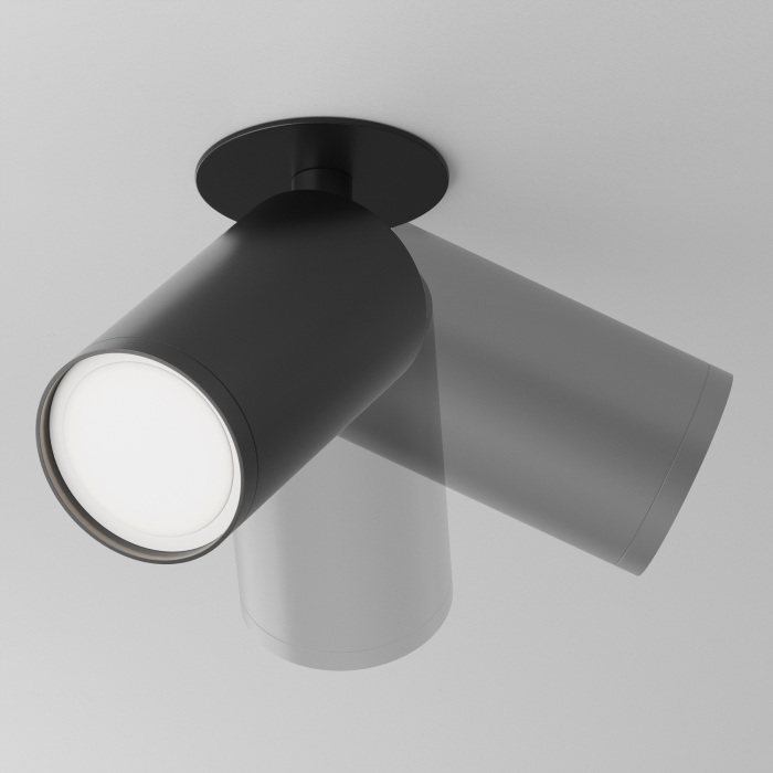 Встраиваемый светильник FOCUS S GU10 1x10Вт Maytoni Technical C049CL-U-1B (c049cl-u-1b)