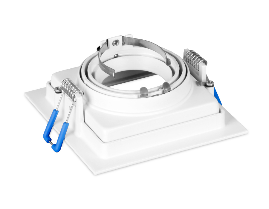 Точечный поворотный светильник MR16 TN180 WH белый GU5.3 100*100*40