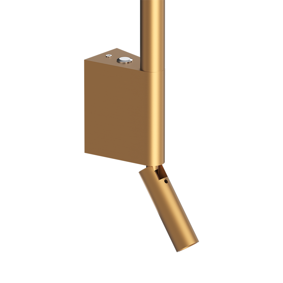 Настенный светодиодный светильник SPIN Gold (9971)