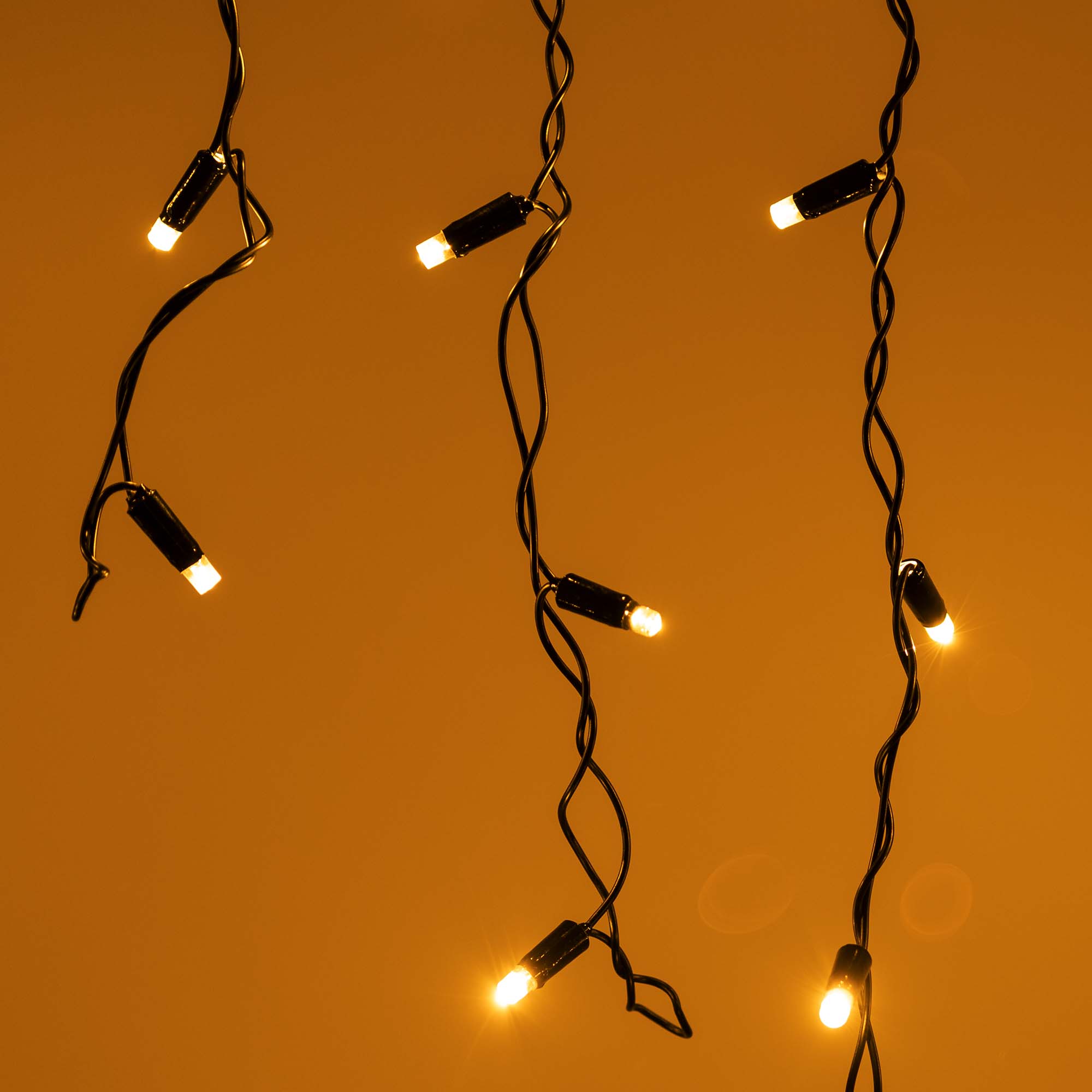 Светодиодная гирлянда ARD-EDGE-CLASSIC-2400x600-BLACK-88LED-FLASH Warm/Warm (230V, 6W) (Ardecoled, IP65) 031192