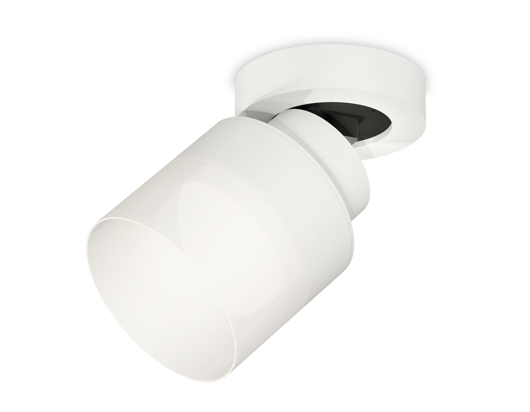 Комплект накладного поворотного светильника с акрилом XM8101021 SWH/FR белый песок/белый матовый GX53 (A2228, A2105, C8101, N8402)