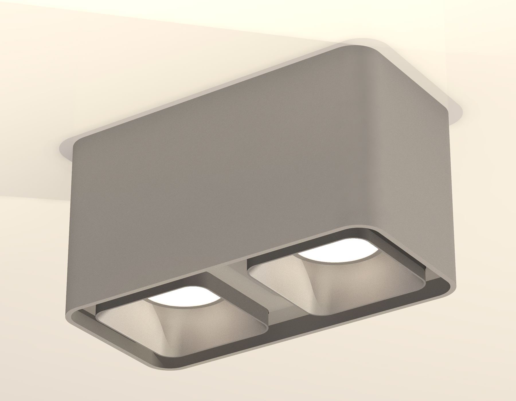 Комплект накладного светильника XS7852003 SGR/SSL серый песок/серебро песок MR16 GU5.3 (C7852, N7703)