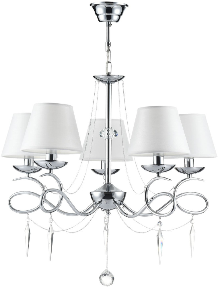 Люстра с подвесками из хрусталя Haley FR2909-PL-05-CH (fr909-05-n)