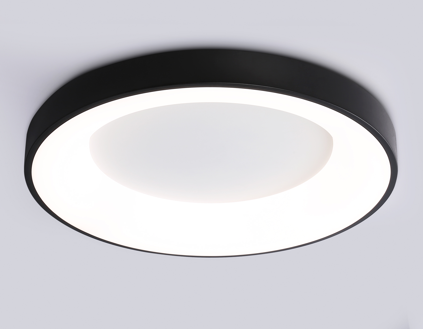 Потолочный светодиодный светильник с пультом FZ1403 BK черный IP20 48W 3000K-6500K D500*50 (ПДУ ИК)