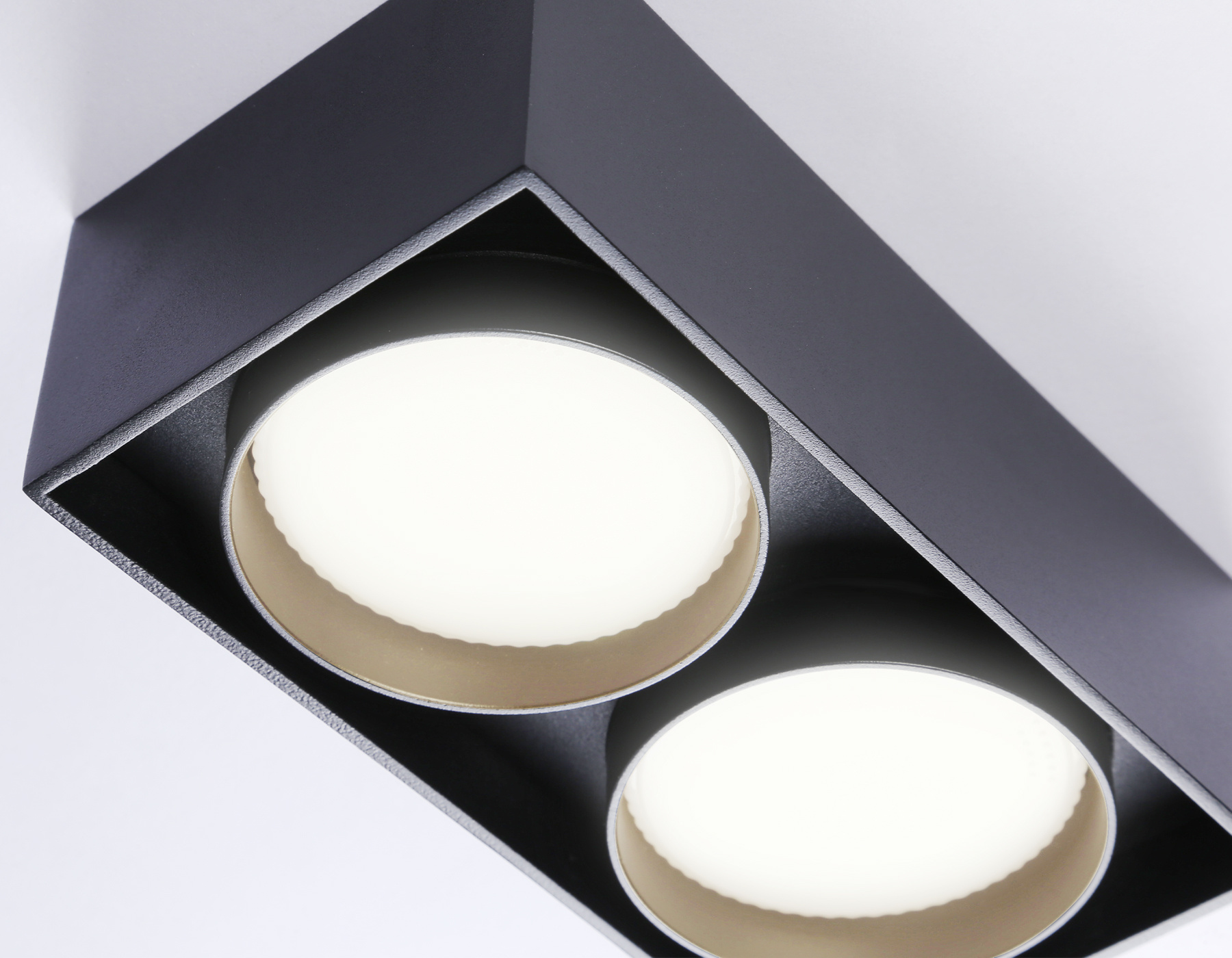 Накладной точечный светильник GX53 TN70875/2 BK черный GX53/2 max 12W 185*92*62