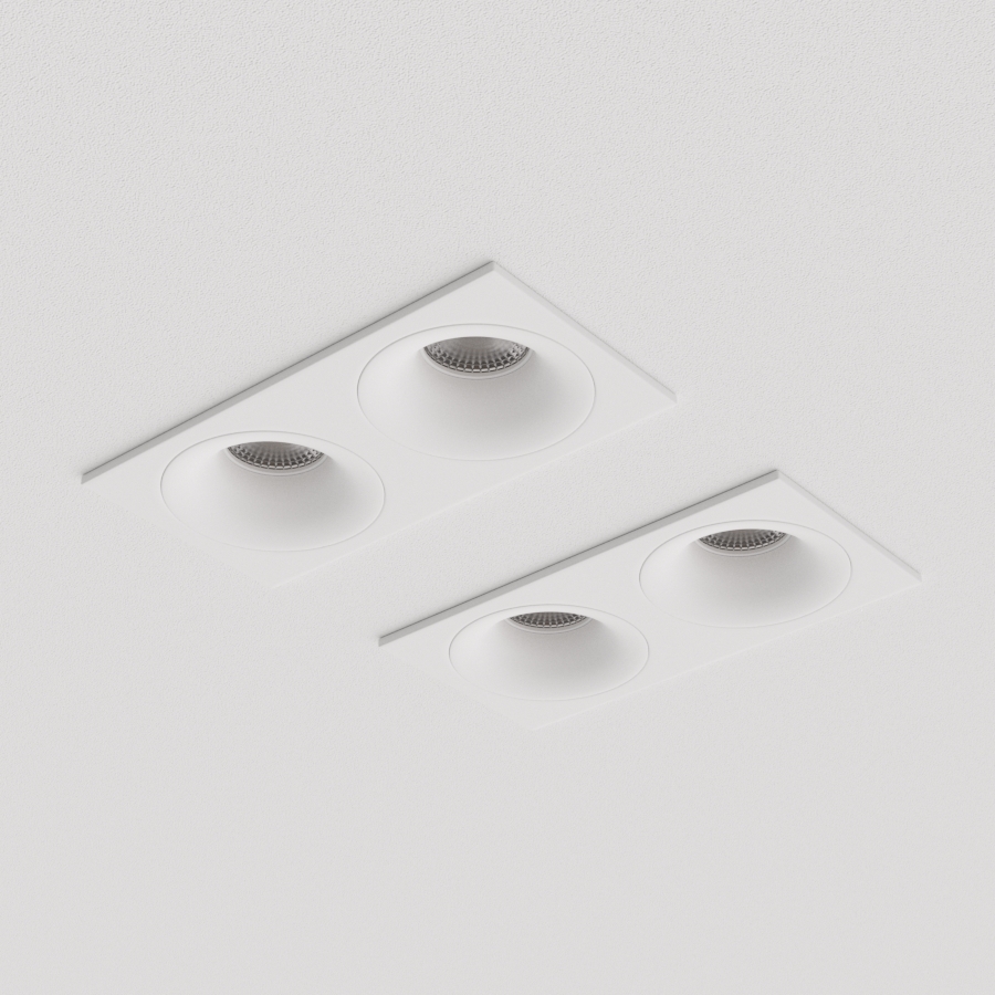 Встраиваемый светильник под сменную лампу Ledron MJ1003 SQ2 White (2345)