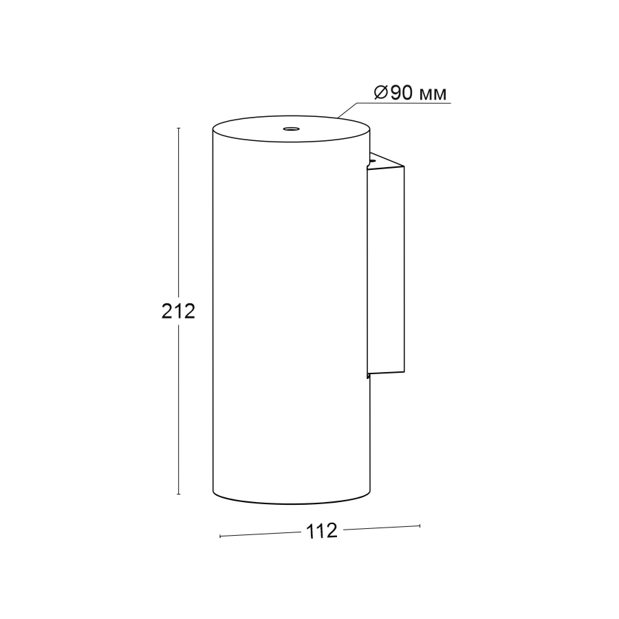 Фасадный светодиодный светильник Ledron EVER small (11308)