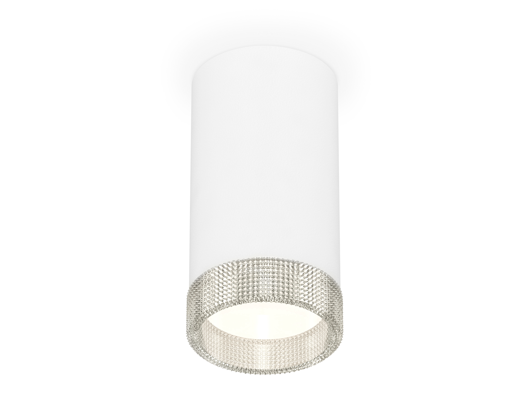 Комплект накладного светильника с композитным хрусталем XS8161010 SWH/CL белый песок/прозрачный GX53 (C8161, N8480)