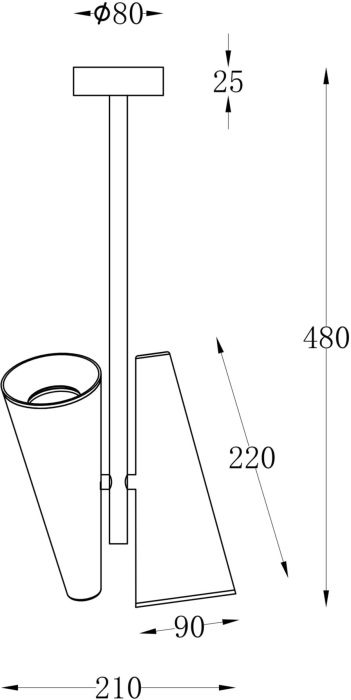 Потолочная люстра Giro MOD095CL-02BS (mod095cl-02bs)