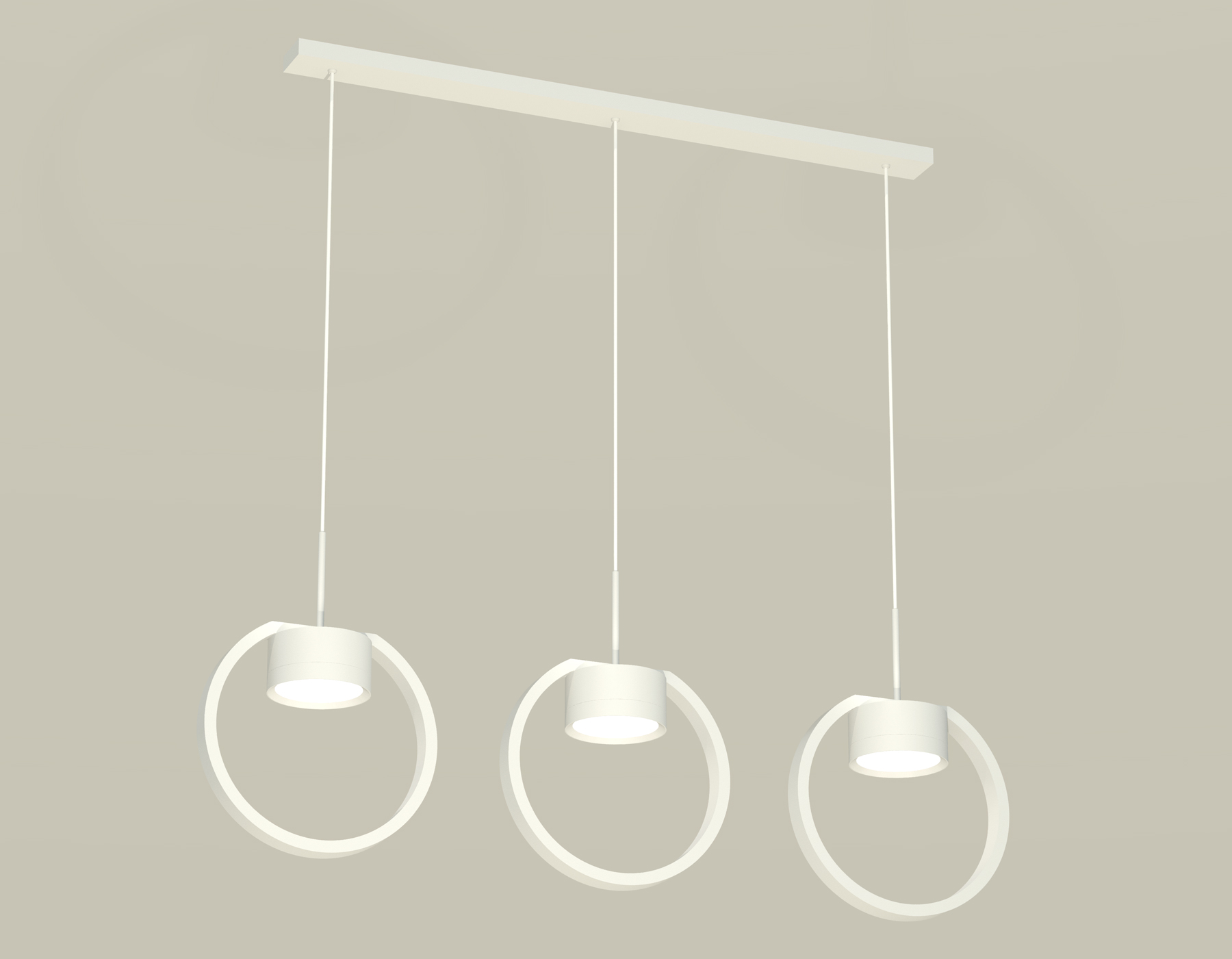 Комплект подвесного светильника XB9106100/3 SWH белый песок GX53 (C9106, N8112)