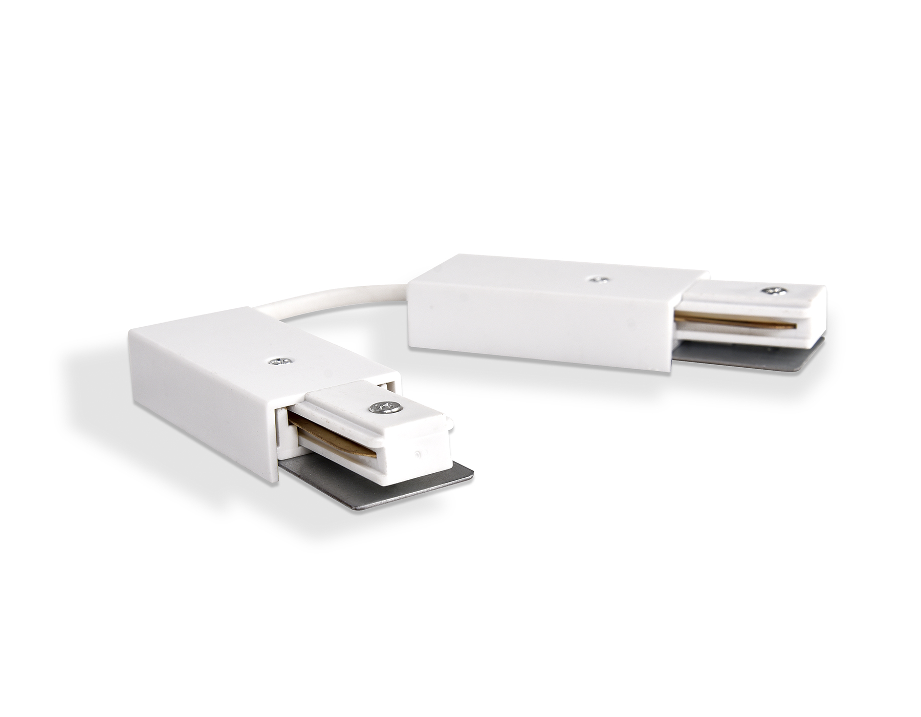 Коннектор гибкий однофазный для соединения трековых шинопроводов GL7087 WH коннектор гибкий однофазный для соединения трековых шинопроводов